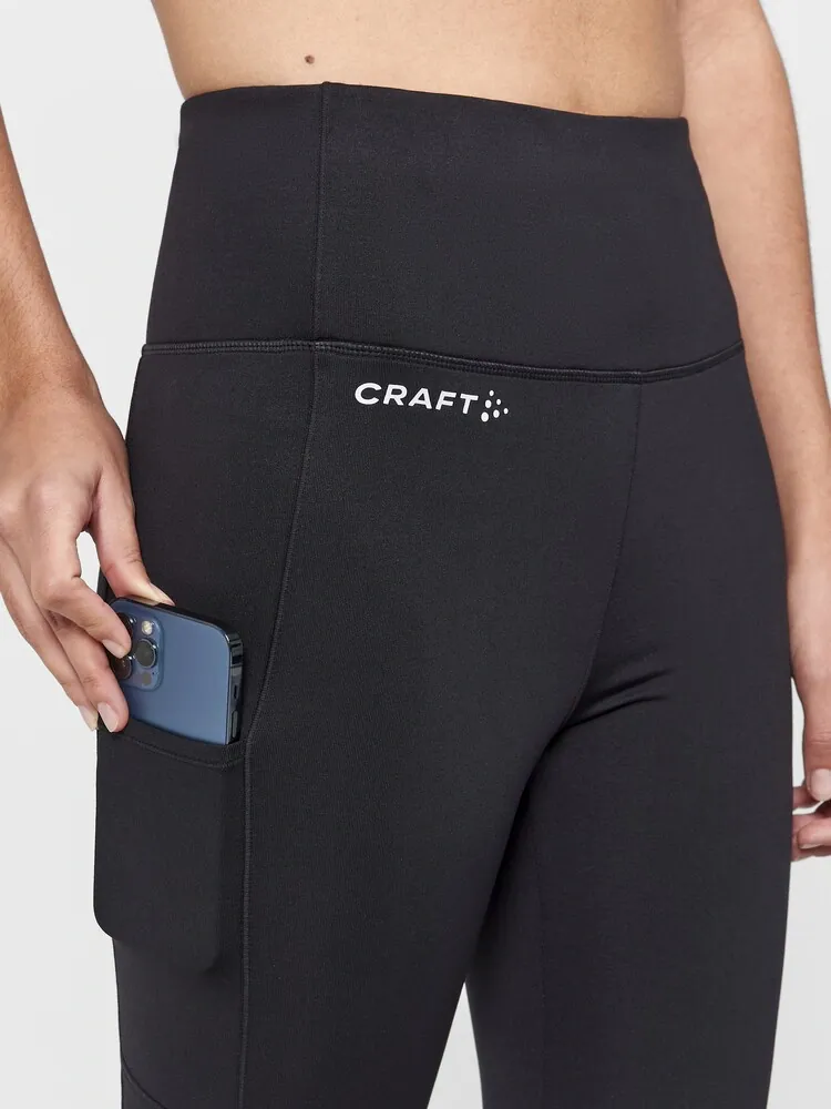 W Kalhoty CRAFT ADV Essence High Waist Warm Tights