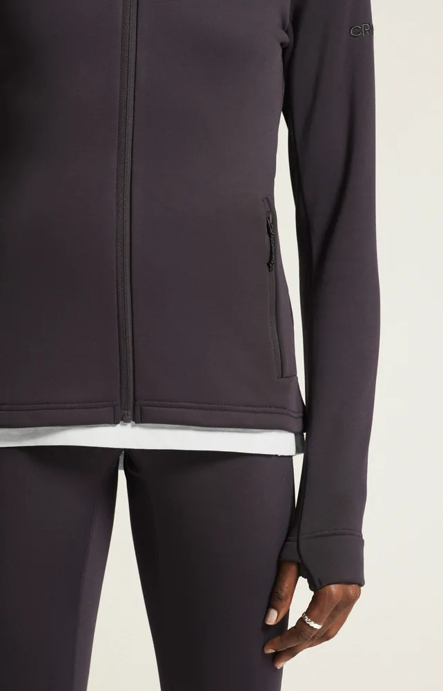 W Mikina CRAFT ADV Explore Power Fleece Hood