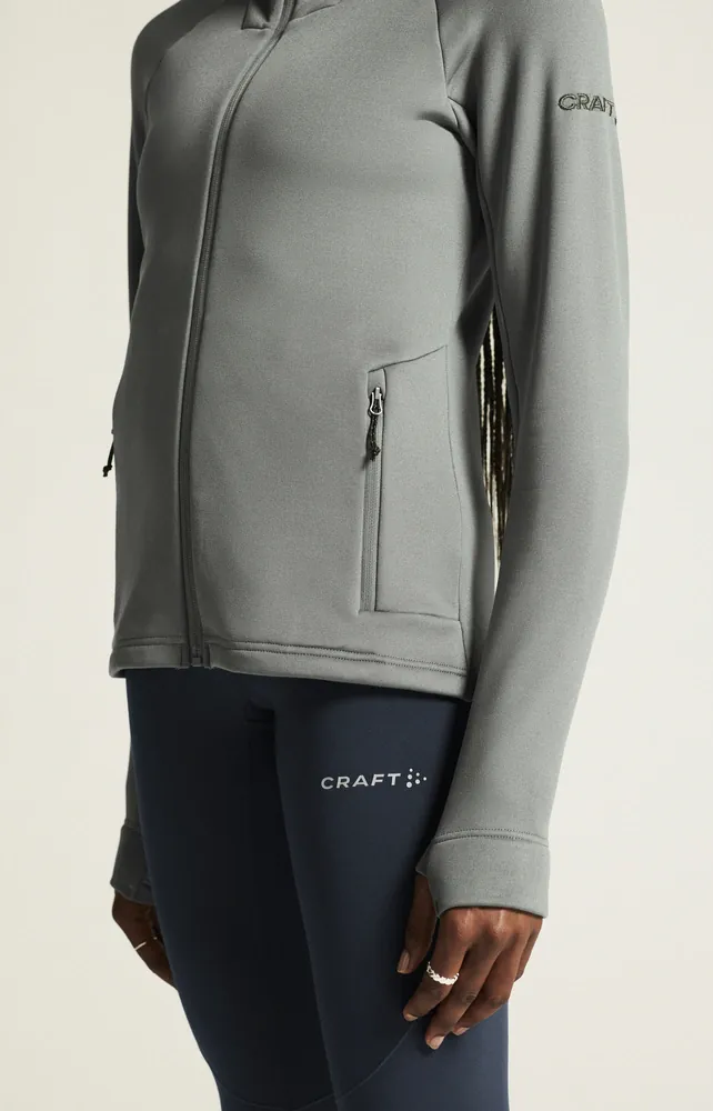 W Mikina CRAFT ADV Explore Power Fleece Hood