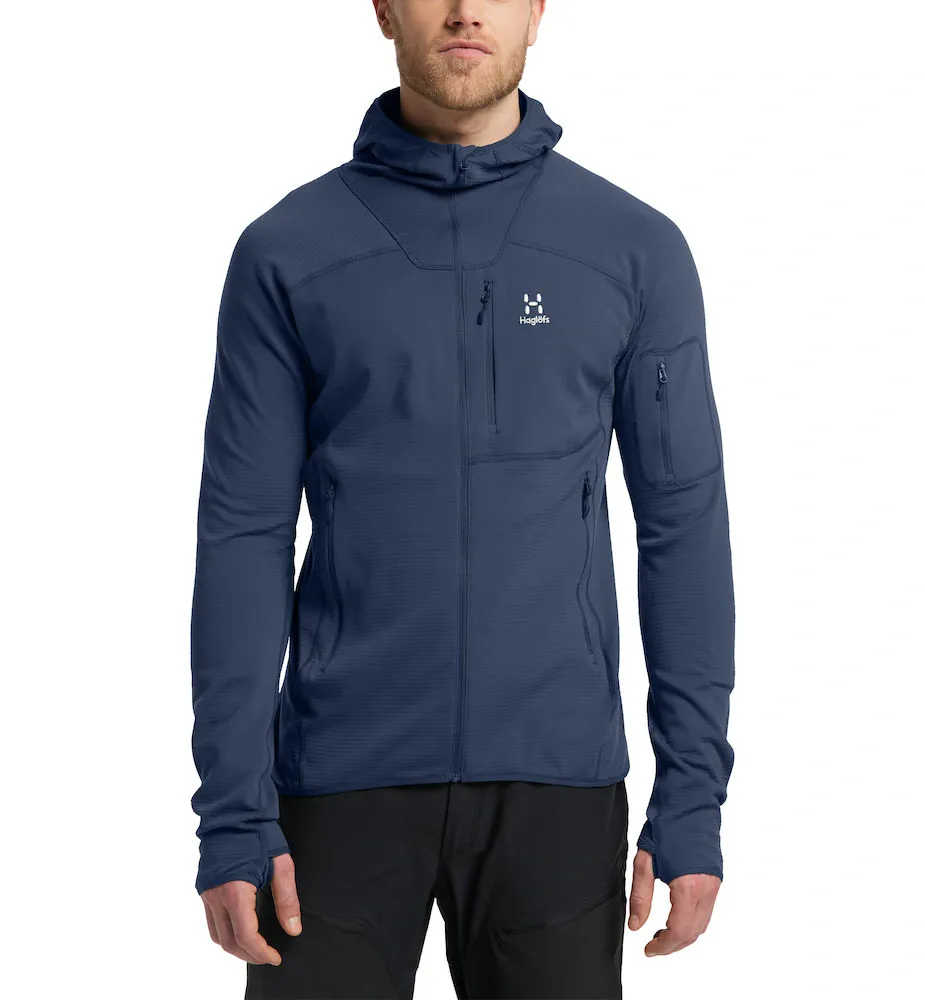 Mikina HAGLÖFS Wool blend hood