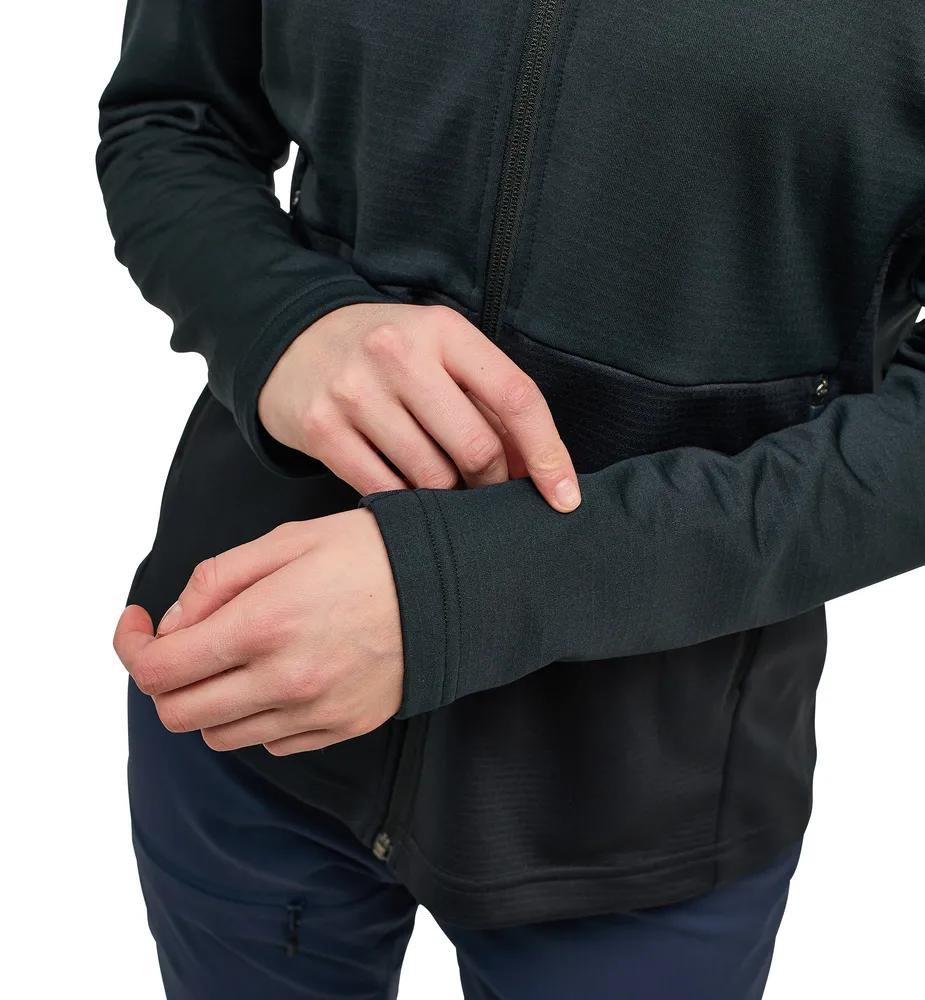 W Mikina HAGLÖFS Lark Mid hood