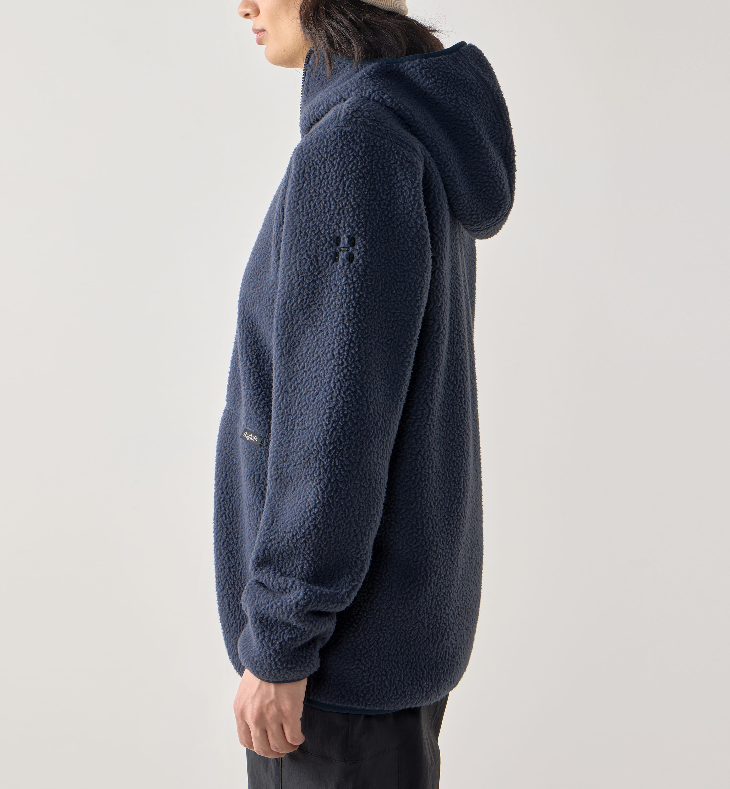 W Mikina HAGLÖFS Funäs Pile Hood