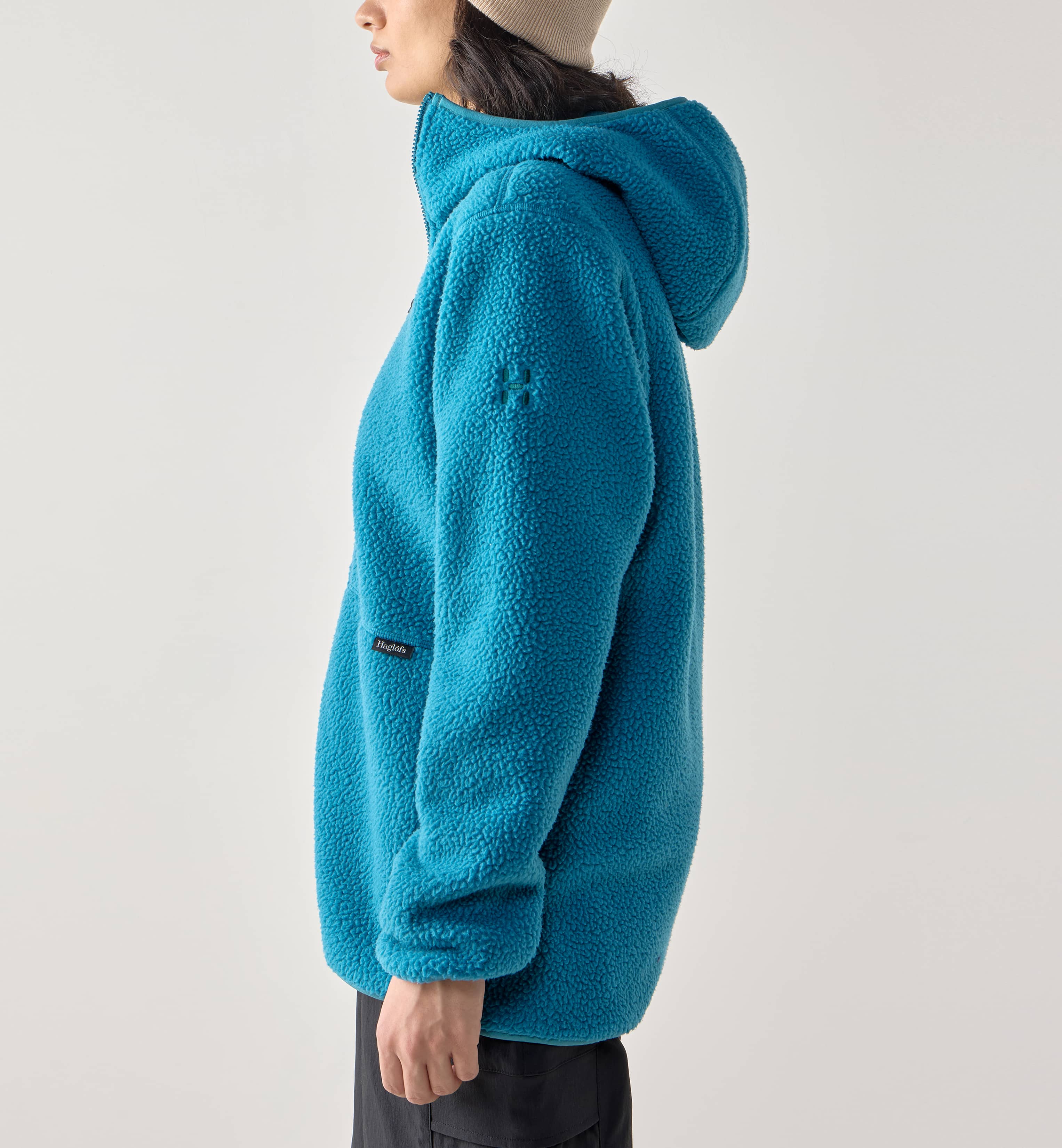 W Mikina HAGLÖFS Funäs Pile Hood