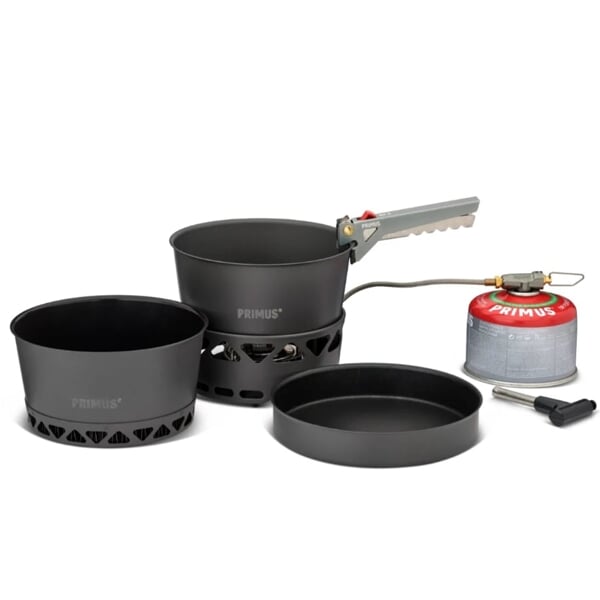 Vařič set PRIMUS Primetech Stove Set II 2x1.3 L w. pan