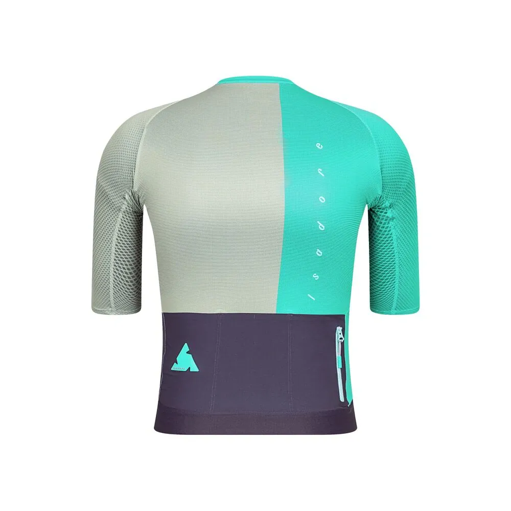 Cyklodres ISADORE Alternative Jersey Peacock Green