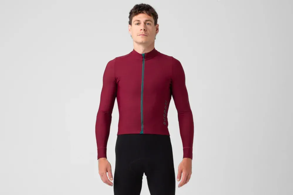 Cyklodres ISADORE  Echelon Thermal Long Sleeve Jersey Zinfandel