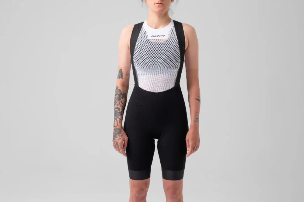 W Cyklokalhoty ISADORE Echelon Aero Bib Shorts Black