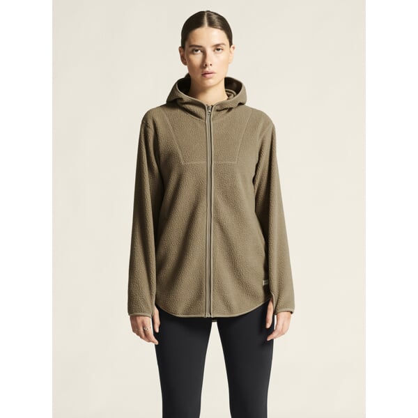 W Mikina CRAFT Join Pile Fleece FZ Hood