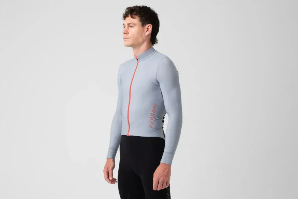 Cyklodres ISADORE  Echelon Thermal Long Sleeve Jersey Tradewinds