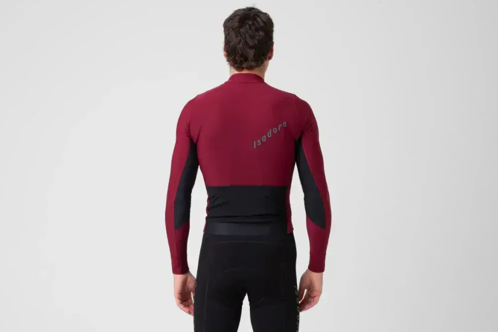 Cyklodres ISADORE  Echelon Thermal Long Sleeve Jersey Zinfandel