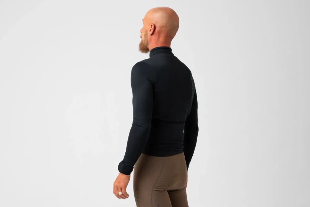 Cyklodres ISADORE  Signature Thermal Long Sleeve Jersey Anthracite