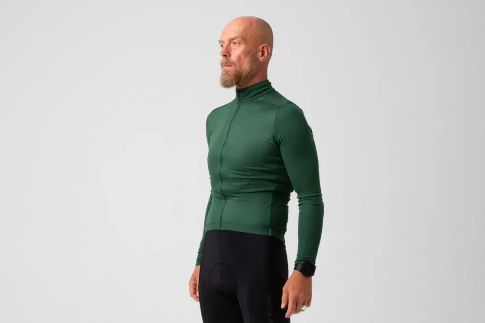 Cyklodres ISADORE  Signature Thermal Long Sleeve Jersey Sycamore