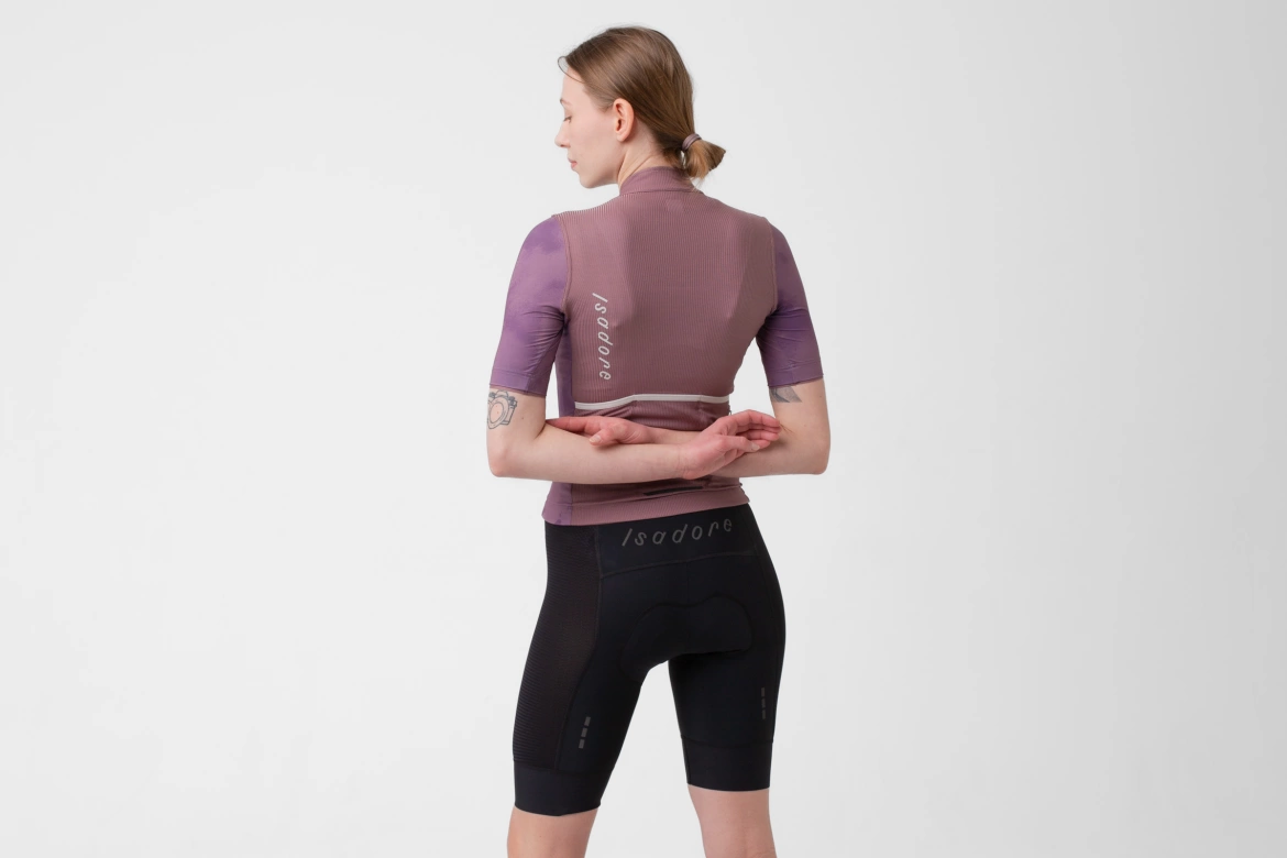 W Cyklodres ISADORE Signature Climber's Jersey Grape Shake