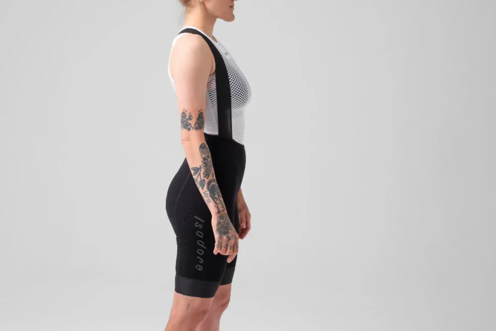 W Cyklokalhoty ISADORE Echelon Aero Bib Shorts Black