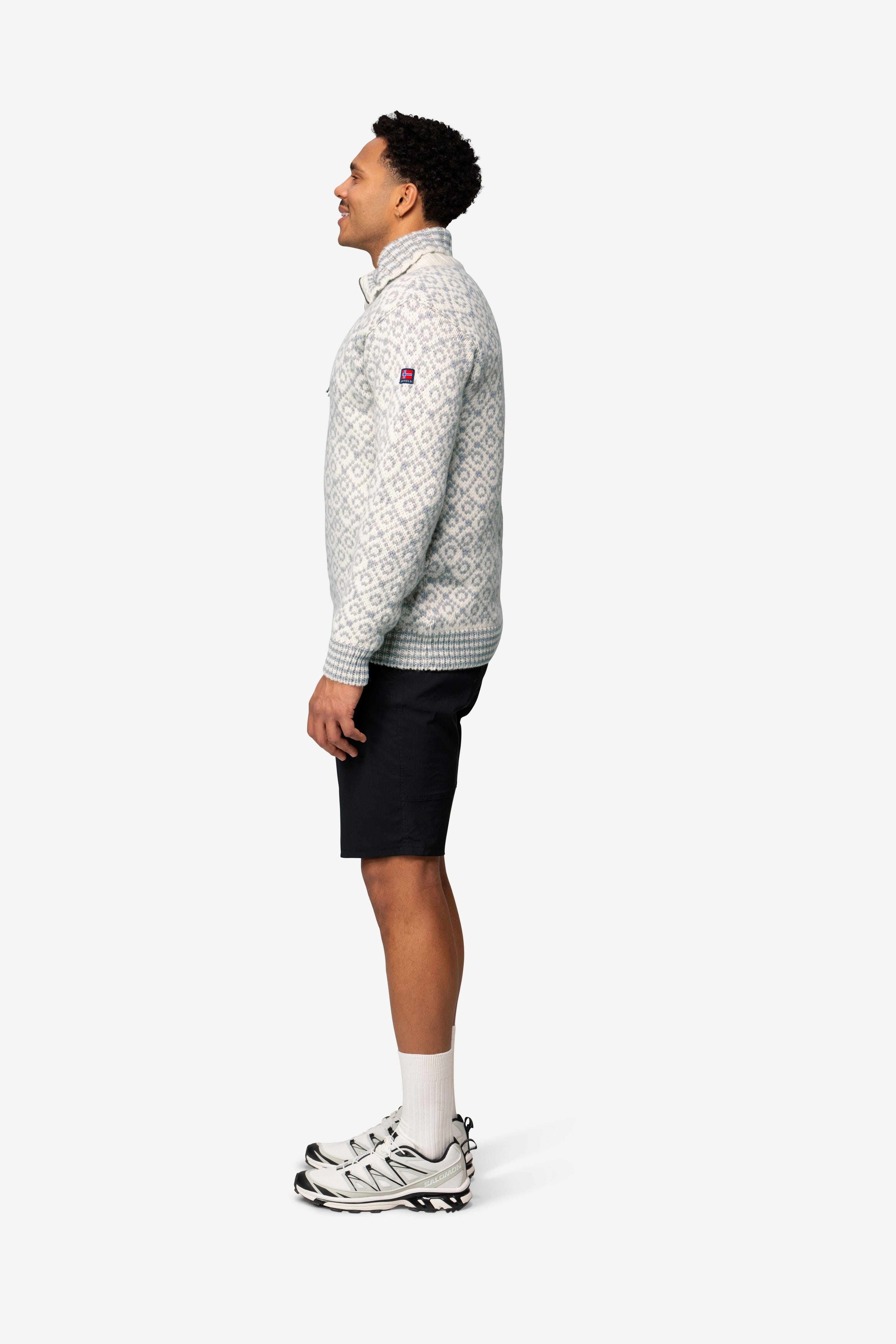 Svetr DEVOLD SVALBARD WOOL ZIP NECK