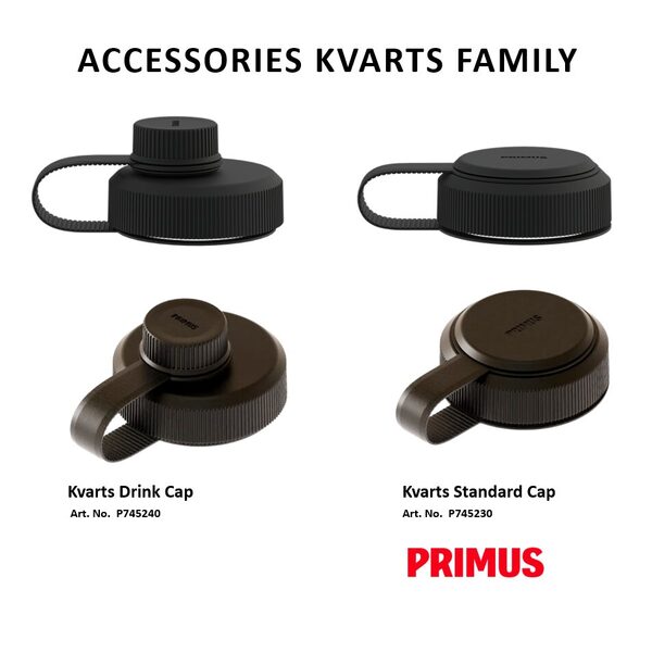 Termoska PRIMUS Kvarts Tritan Bottle 0.6 L Drink Cap Cliffside Ash
