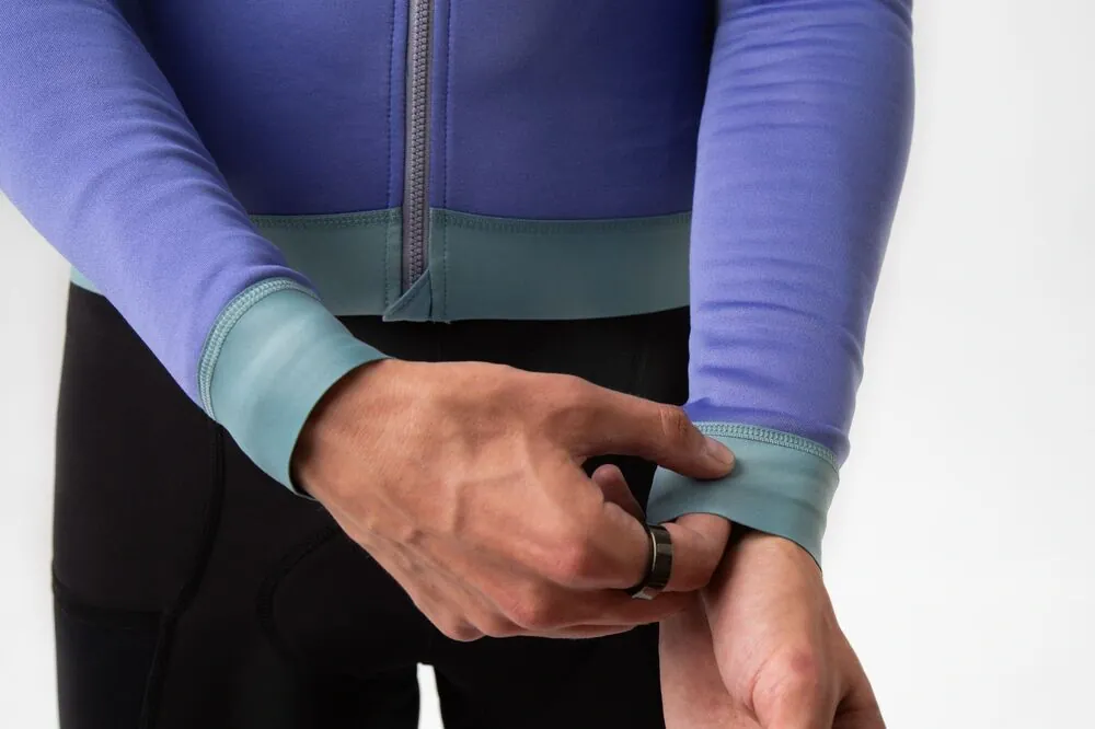 Cyklodres ISADORE  Alternative Eco Fleece Long Sleeve Jersey Iris