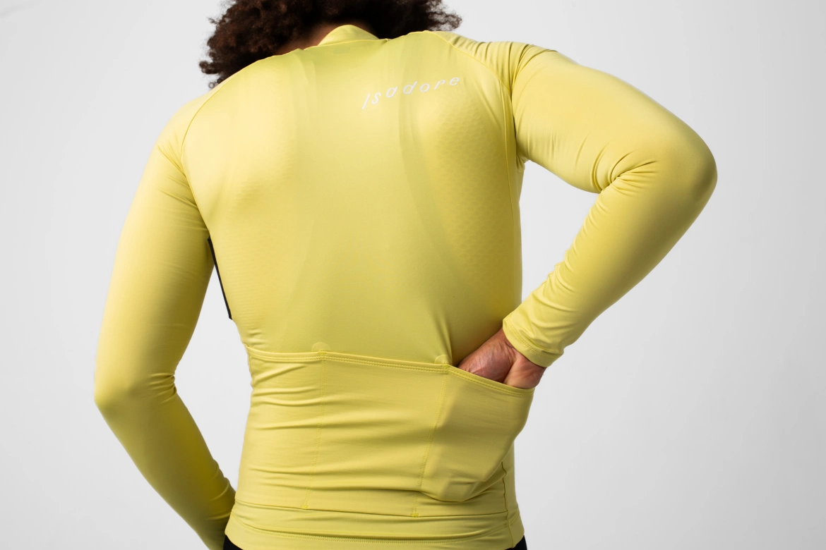 Cyklodres ISADORE Debut Long Sleeve Jersey Linden Green