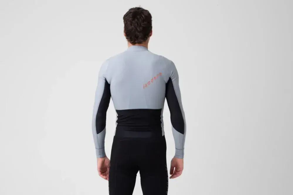 Cyklodres ISADORE  Echelon Thermal Long Sleeve Jersey Tradewinds