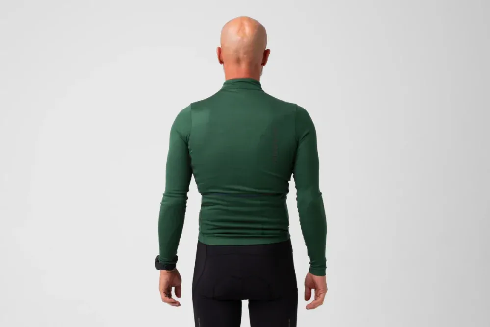 Cyklodres ISADORE  Signature Thermal Long Sleeve Jersey Sycamore