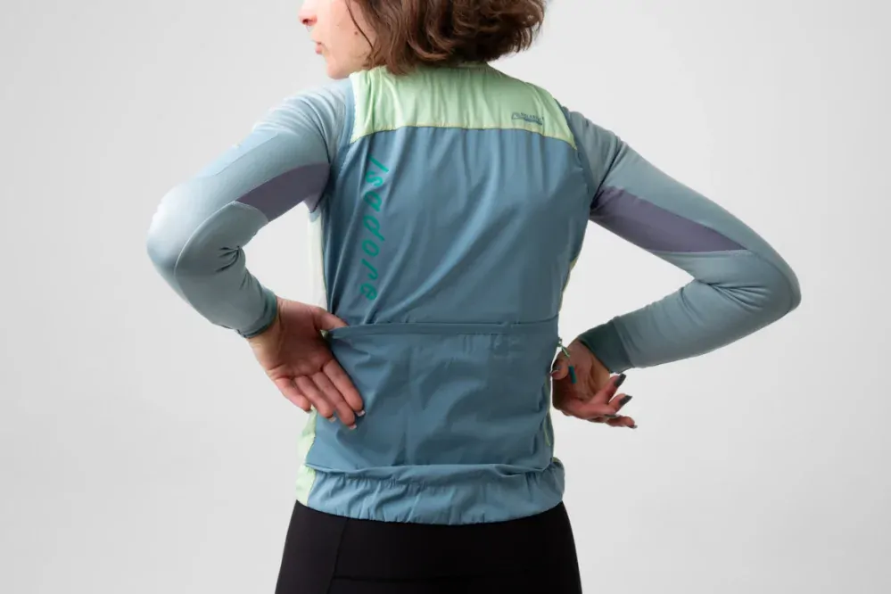 W Cyklovesta ISADORE Alternative Insulated Vest Seafoam Green