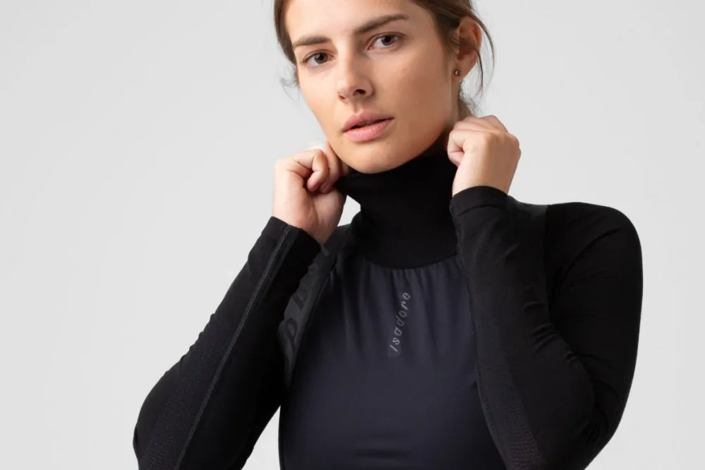 W Triko ISADORE Winter Wind Block Long Sleeve Baselayer Black