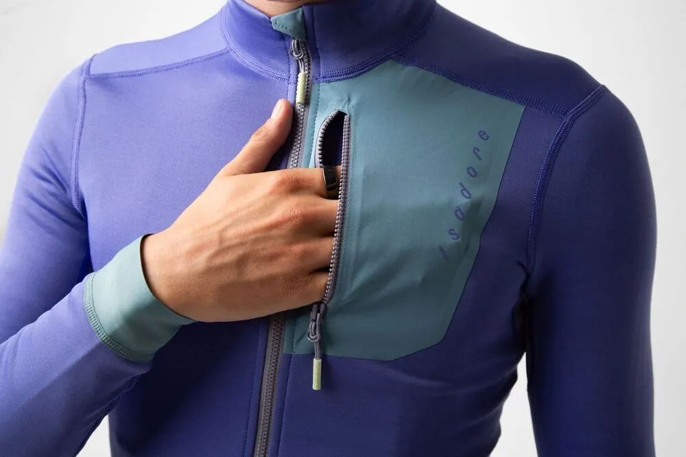 Cyklodres ISADORE  Alternative Eco Fleece Long Sleeve Jersey Iris
