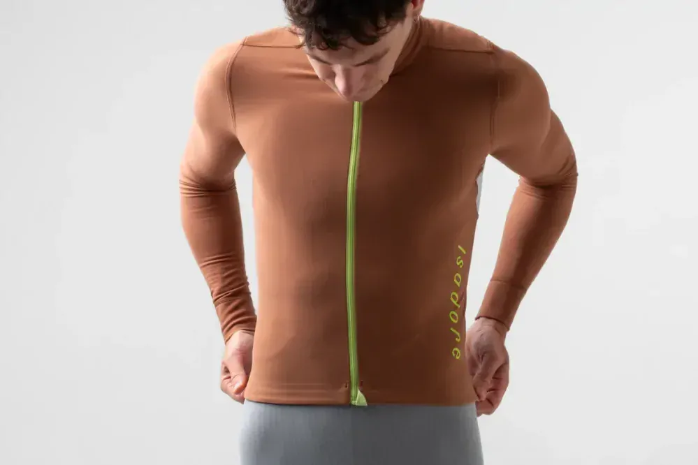 Cyklodres ISADORE  Echelon Thermal Long Sleeve Jersey Argan Oil