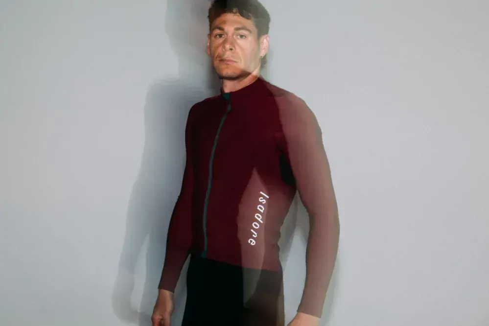 Cyklodres ISADORE  Echelon Thermal Long Sleeve Jersey Zinfandel