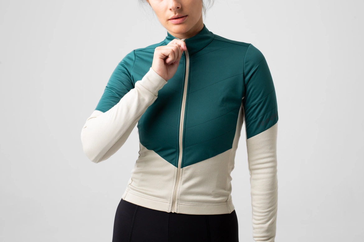 W Cyklodres ISADORE Signature Wind Block Long Sleeve Jersey Pelican