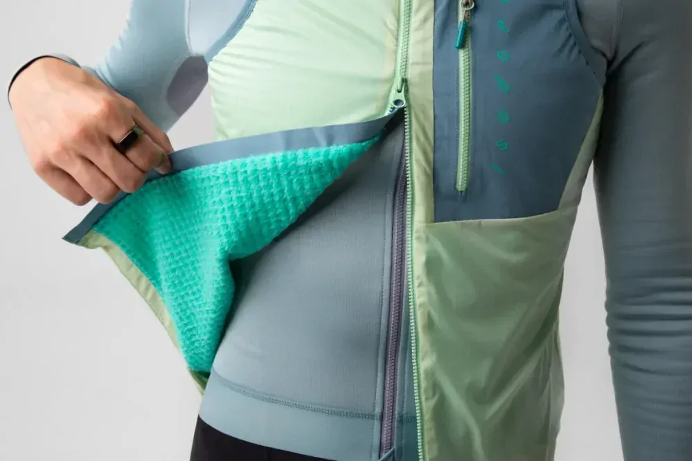 Cyklovesta ISADORE  Alternative Insulated Vest Seafoam Green