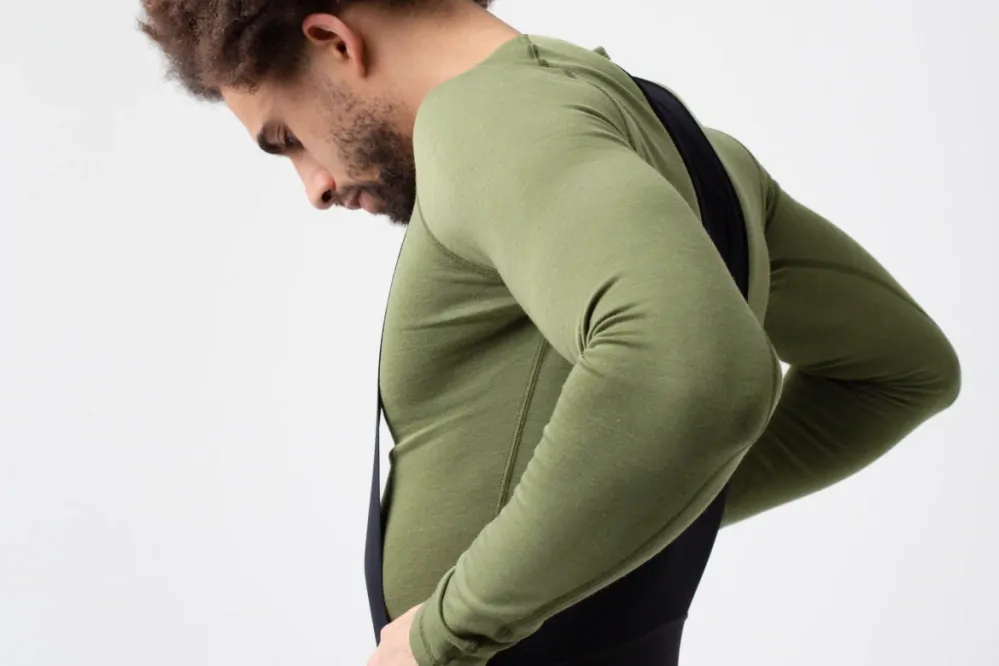 Triko ISADORE  Merino Long Sleeve Baselayer Avocado