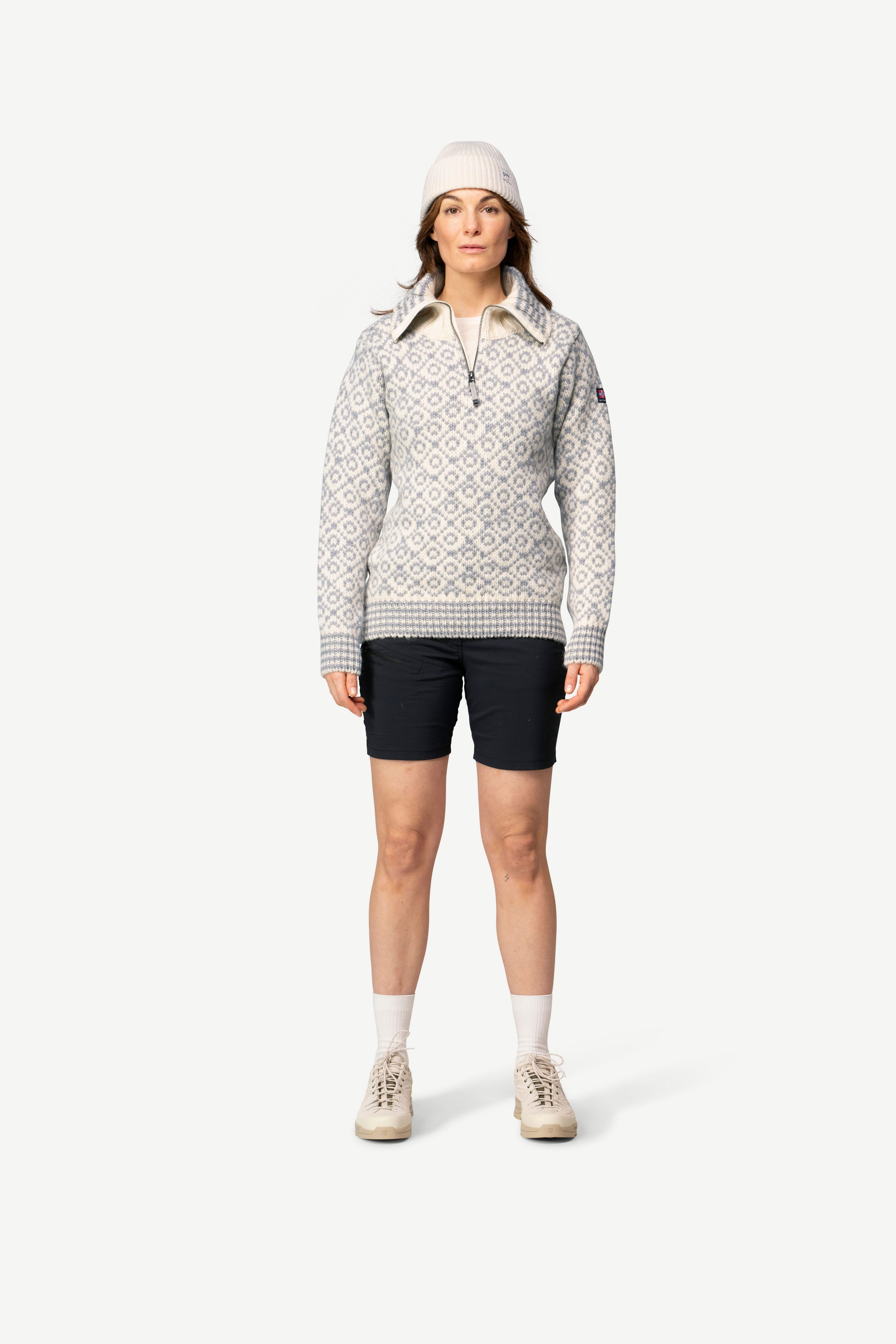 Svetr DEVOLD SVALBARD WOOL ZIP NECK