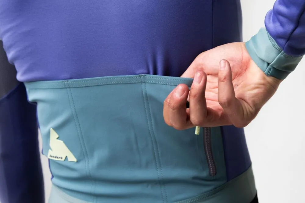 Cyklodres ISADORE  Alternative Eco Fleece Long Sleeve Jersey Iris