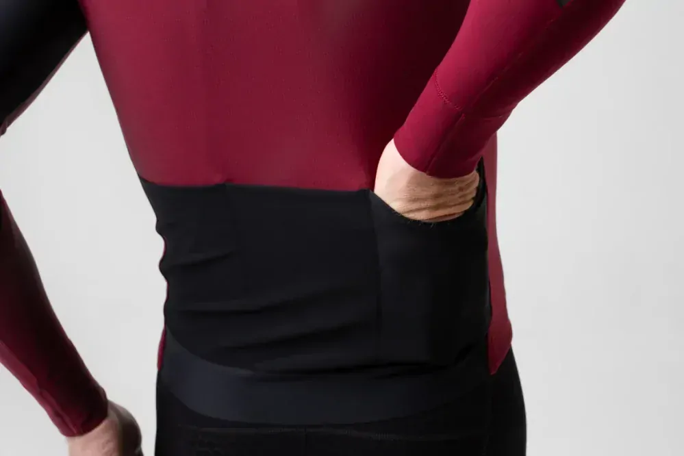Cyklodres ISADORE  Echelon Thermal Long Sleeve Jersey Zinfandel