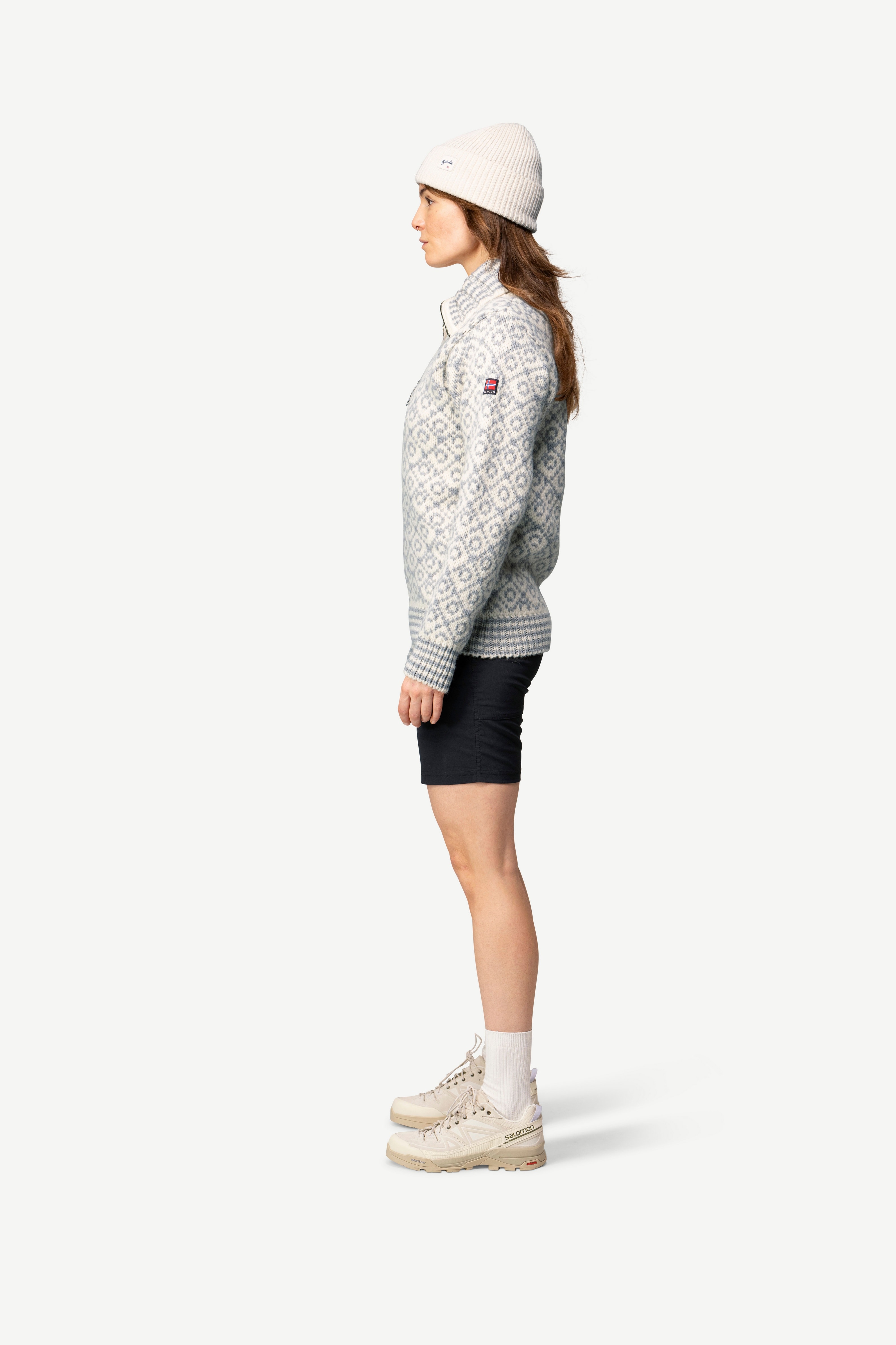Svetr DEVOLD SVALBARD WOOL ZIP NECK