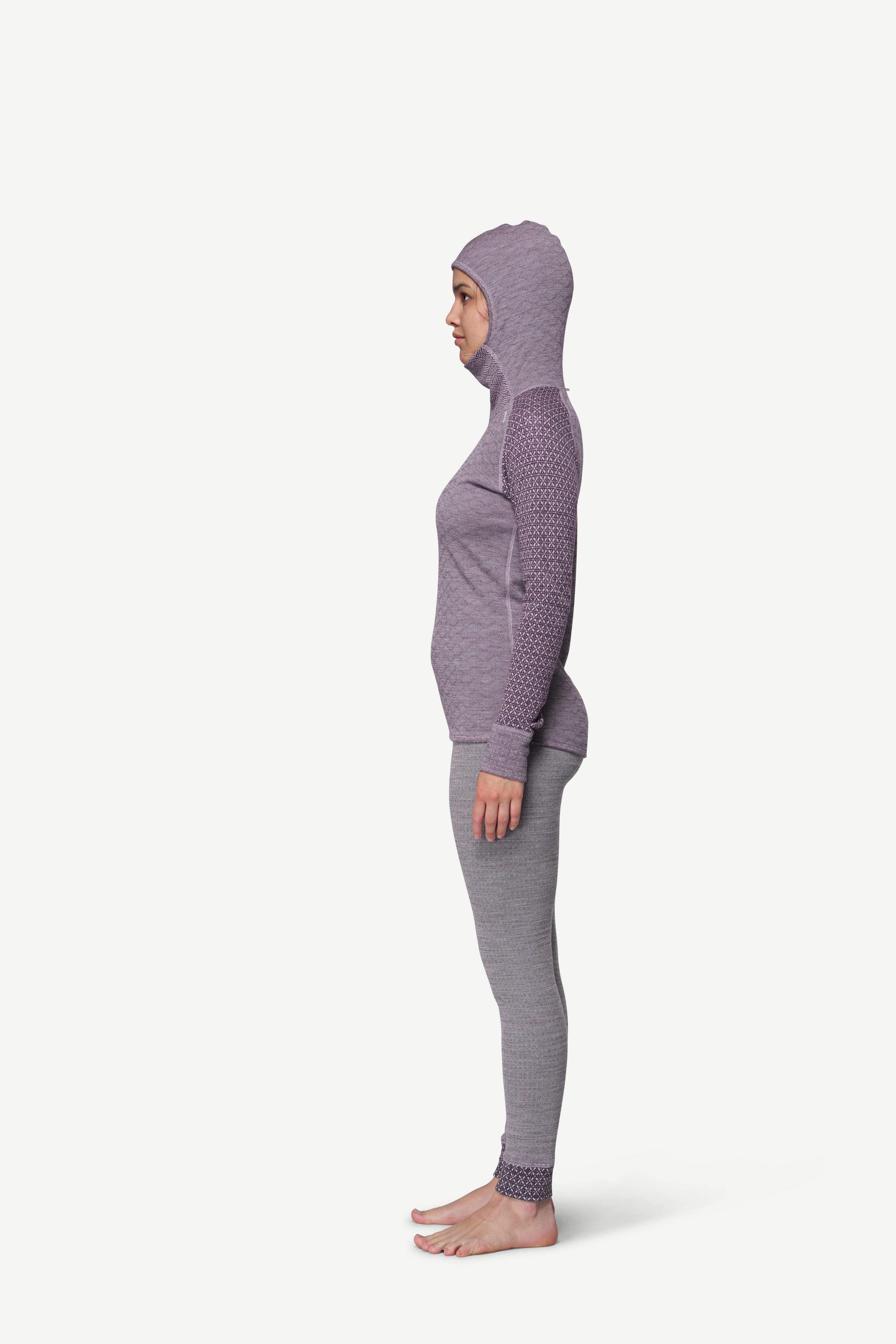 W Triko DEVOLD KVITEGGA MERINO 230 HOODIE