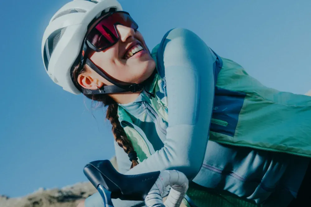 W Cyklovesta ISADORE Alternative Insulated Vest Seafoam Green
