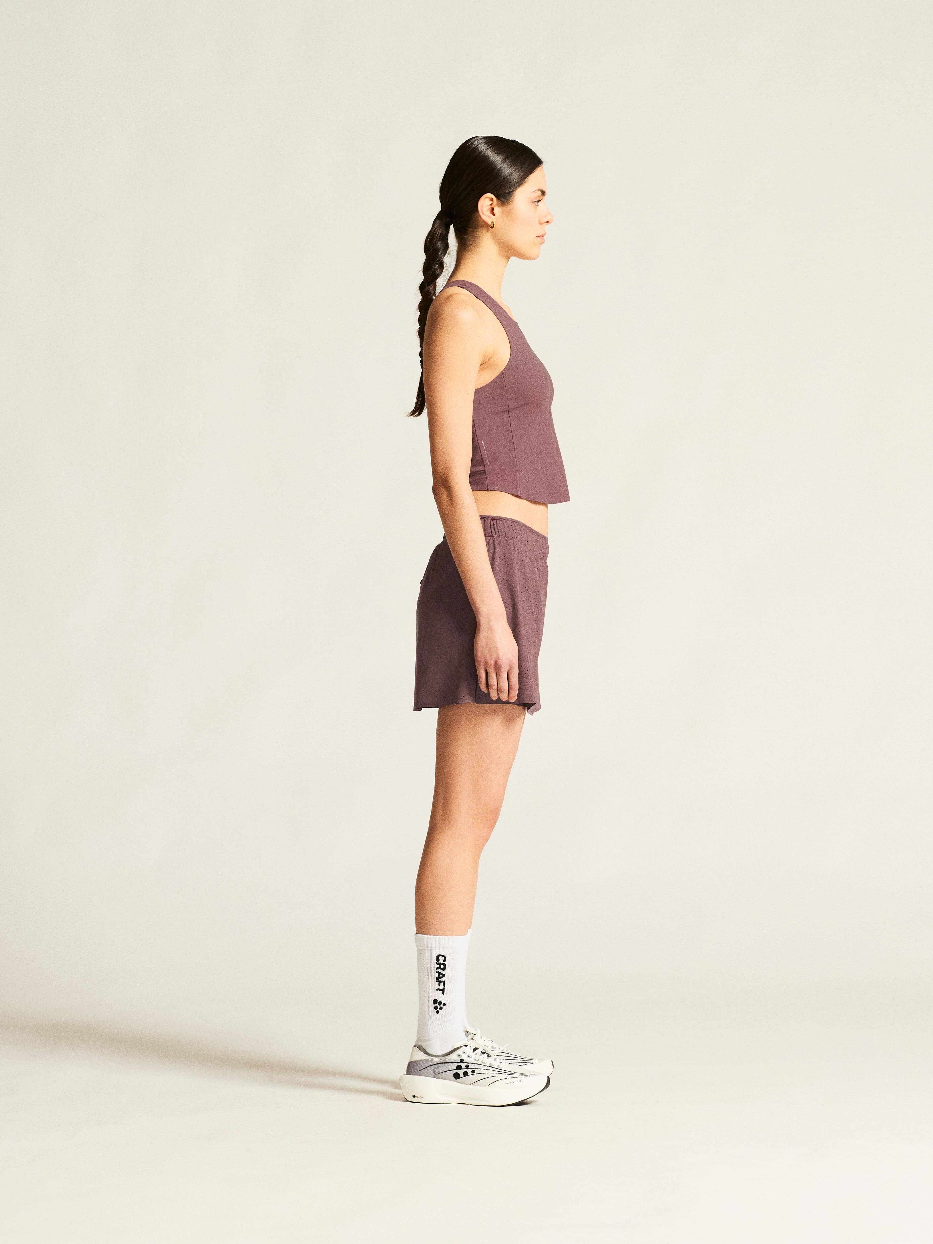 W Top CRAFT Hypervent Cropped Pocket