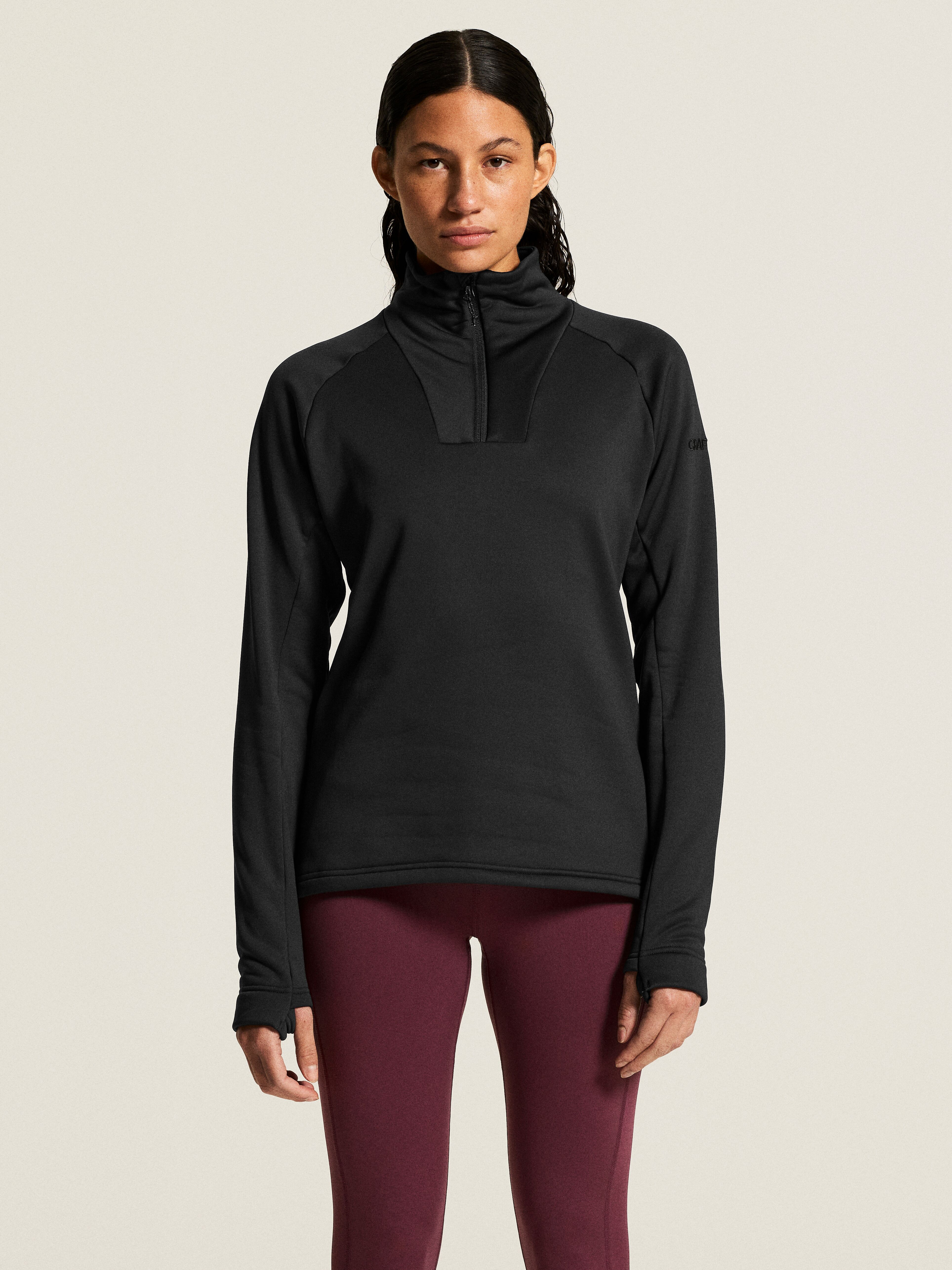 W Mikina CRAFT Explore Power Fleece Half Zip