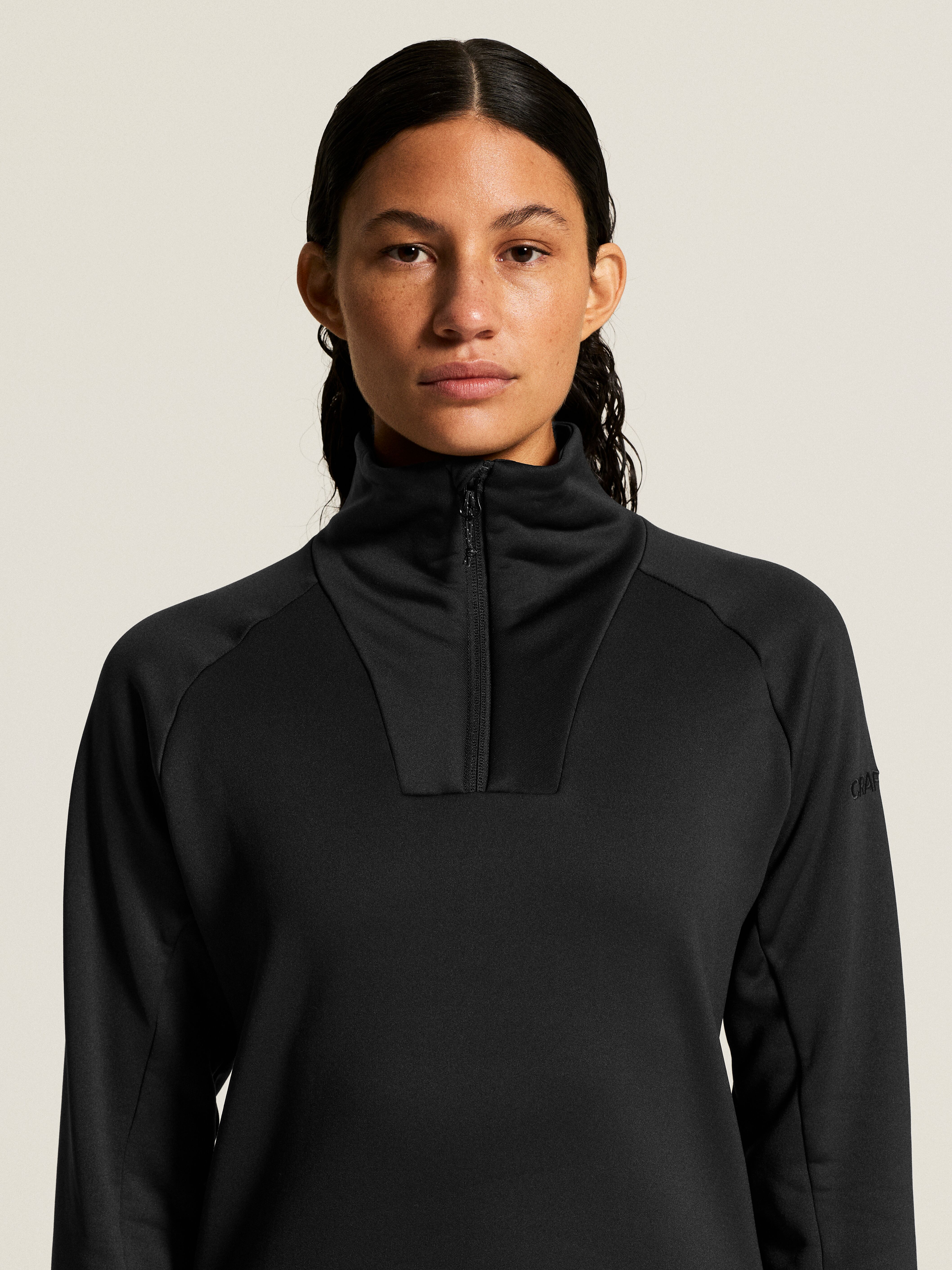 W Mikina CRAFT Explore Power Fleece Half Zip