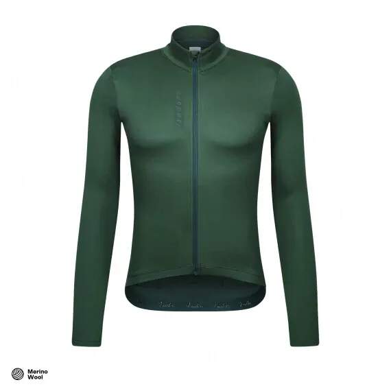 Cyklodres ISADORE  Signature Thermal Long Sleeve Jersey Sycamore