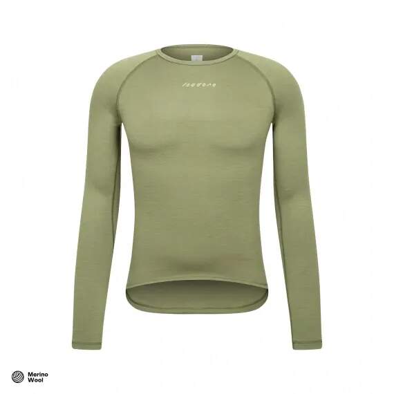 Triko ISADORE  Merino Long Sleeve Baselayer Avocado