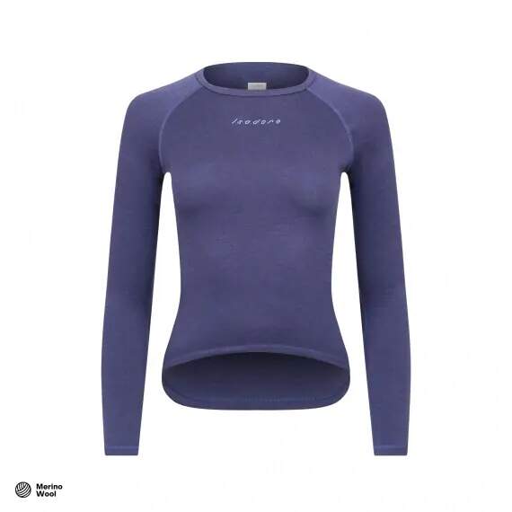 W Triko ISADORE Merino Long Sleeve Baselayer Crown Blue