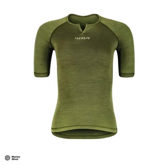 W Triko ISADORE Merino Short Sleeve Baselayer Avocado