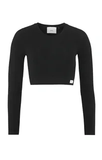 W Top CRAFT Collective Rib Cropped LS