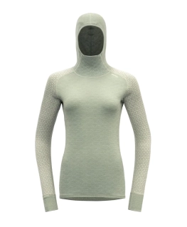 W Triko DEVOLD KVITEGGA MERINO 230 HOODIE