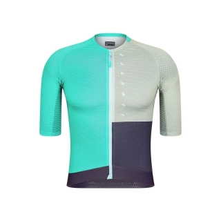 Cyklodres ISADORE Alternative Jersey Peacock Green
