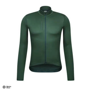 Cyklodres ISADORE  Signature Thermal Long Sleeve Jersey Sycamore