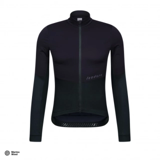 Cyklodres ISADORE  Signature Wind Block Long Sleeve Jersey Anthracite